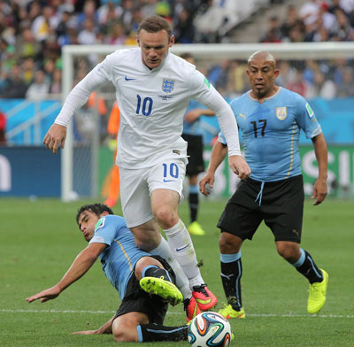Уругвай-Англия 2-1 Уэйн Руни