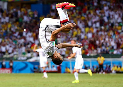 Германия - Гана 2-2 Мирослав Клозе 15 гол на чемпионатах мира