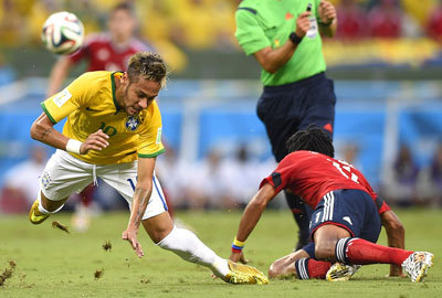 Бразилия-Колумбия 2-1