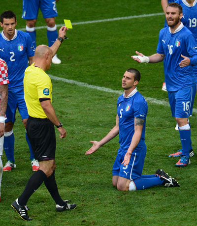 Италия-Хорватия 1:1 Евро 2012. Италия "почти" на коленях.