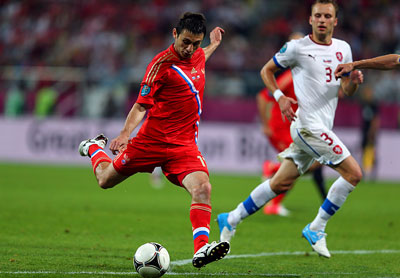 Россия-Чехия 4:1 Евро 2012, Дзагоев забивает третий ГОЛ!!!