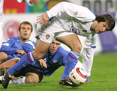 Россия-Эстония 4:0  2004. Вадим Евсеев.