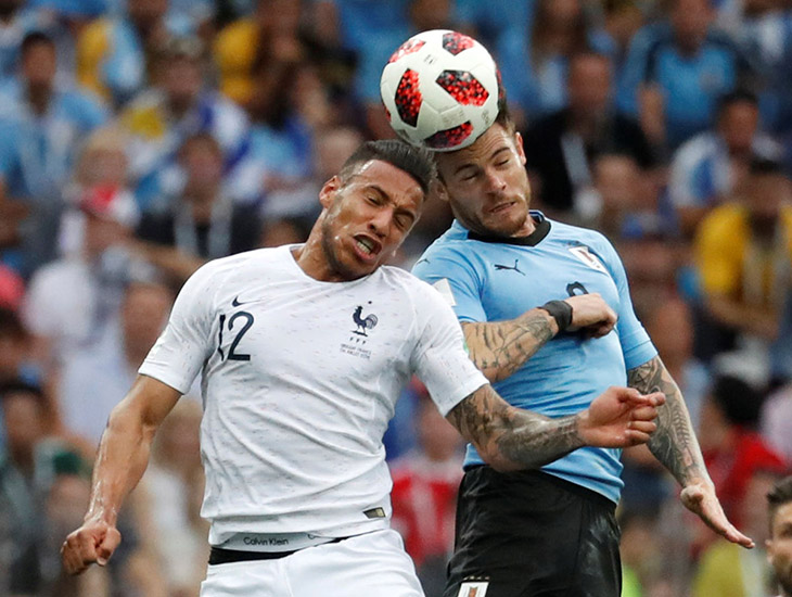Чемпионат мира-2018 1/4 финала Уругвай – Франция – 0:2