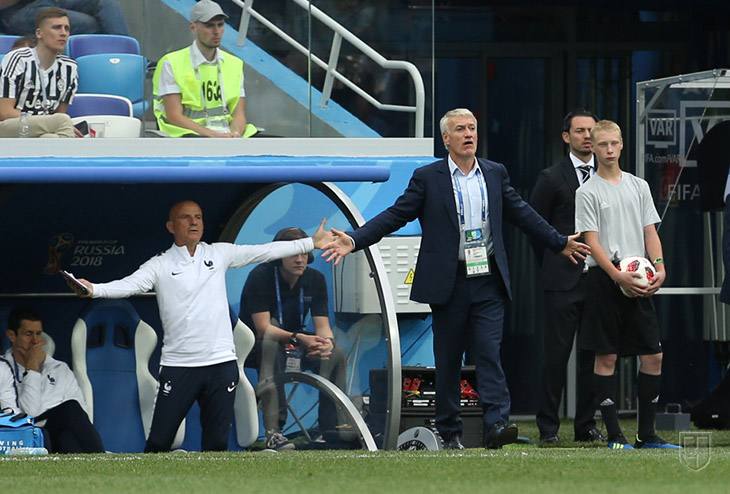 Уругвай-Франция 0:2 1/4 финала чемпионата мира 2018 Дешам