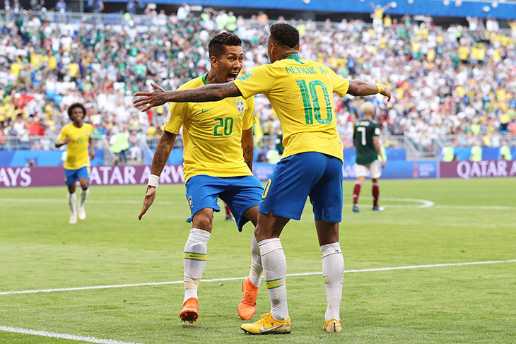 Чемпионат мира-2018 1/8 финала Бразилия – Мексика – 2:0 Неймар