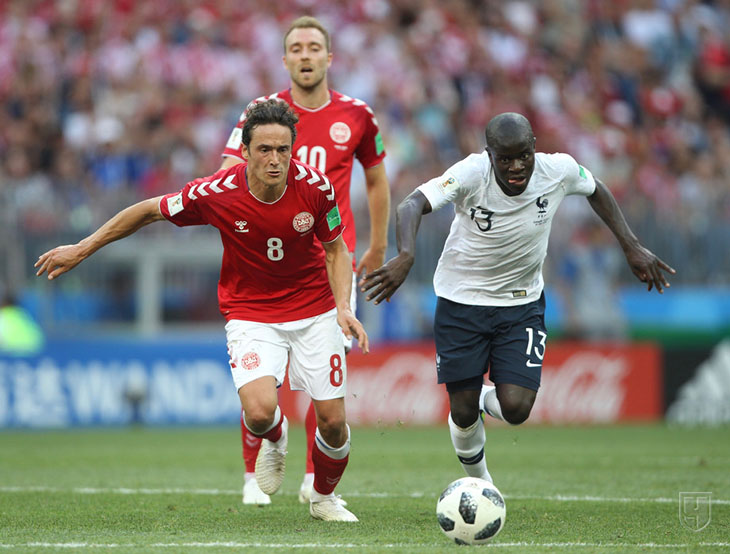 Дания - Франция 0:0 чемпионат мира 2018