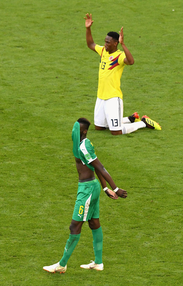 Сенегал - Колумбия 0-1 чемпионат мира 2018