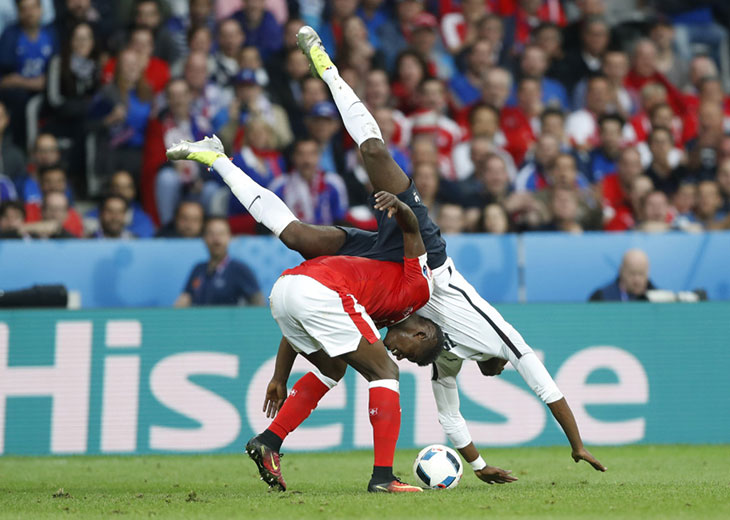 Чемпионат Европы 2016 Швейцария - Франция 0:0