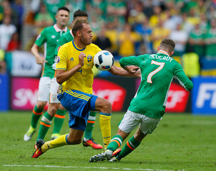 EURO 2016 ИРЛАНДИЯ - ШВЕЦИЯ - 1:1