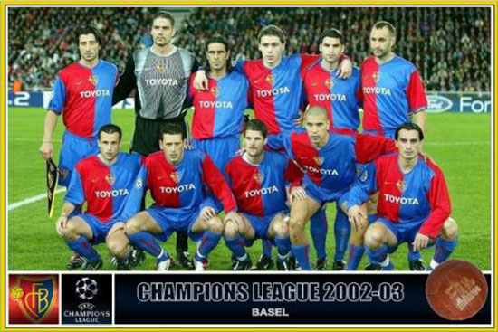 Лига Чемпионов Базель-Спартак 2:0 2002 год