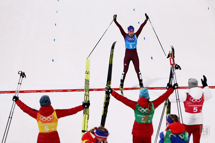 Женская сборная России завоевала бронзу в лыжной эстафете на Олимпиаде-2018