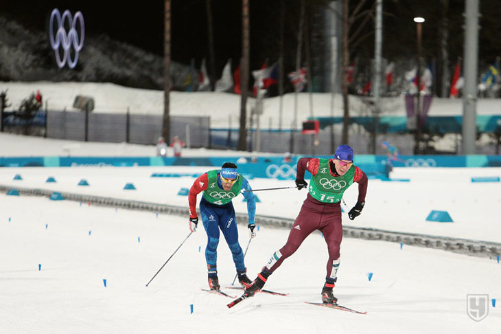 Лыжники Спицов и Большунов завоевали серебро в командном спринте на ОИ-2018