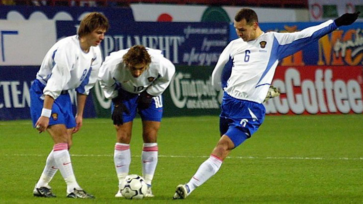 16 ноября 2003 года. Москва. Стыковой матч к Евро-2004. Россия - Уэльс - 0:0.