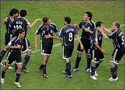 Аргентина - Сербия и Черногория  6-0  2006