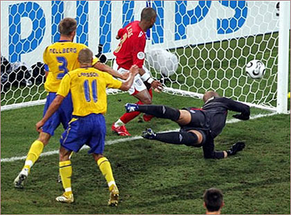 2006 Швеция - Англия  2-2