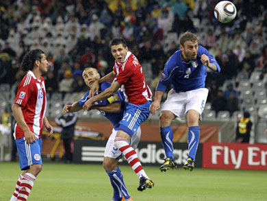 Италия-Парагвай  1-1  2010