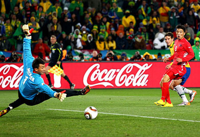 Бразилия-КНДР  2-1  2010