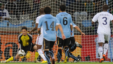 Уругвай-Франция  0-0  2010