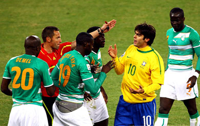 Бразилия - Кот д Ивуар  3-1  2010