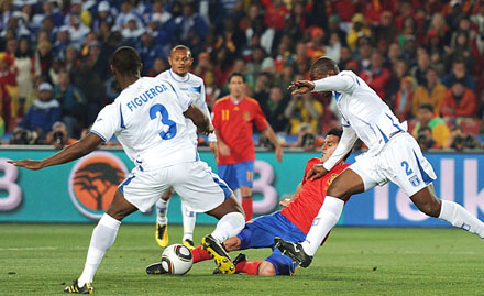 Испания - Гондурас  2-0  2010