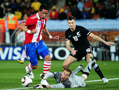 Парагвай - Новая Зеландия  0-0  2010