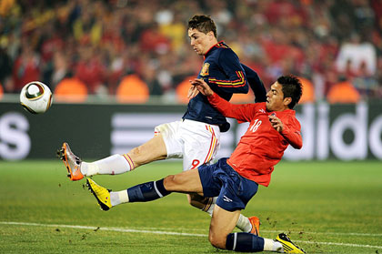 Чили - Испания  1-2  2010
