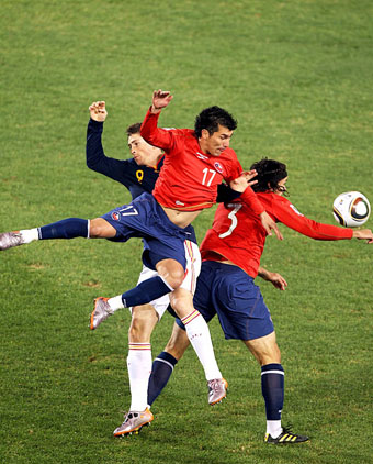 Чили - Испания  1-2  2010