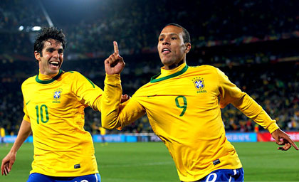 Бразилия - Чили  3-0  2010