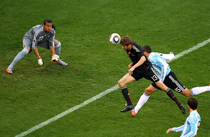 Аргентина - Германия  0-4  2010