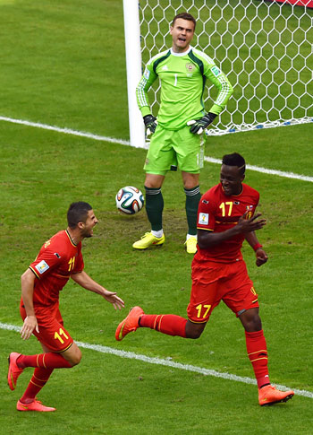 Бельгия-Россия 1-0 Победный гол Бельгии
