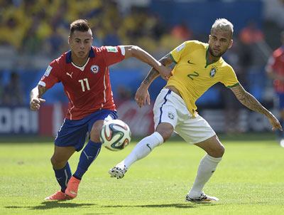 Бразилия-Чили 1-1