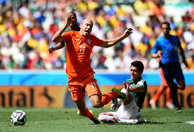 Голландия-Мексика 2-1 Роббен