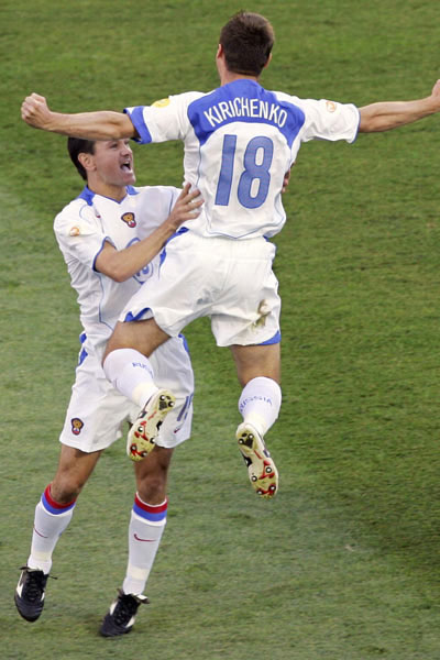 Евро 2004 Россия-Греция 2:1. Кириченко и Аленичев гол!