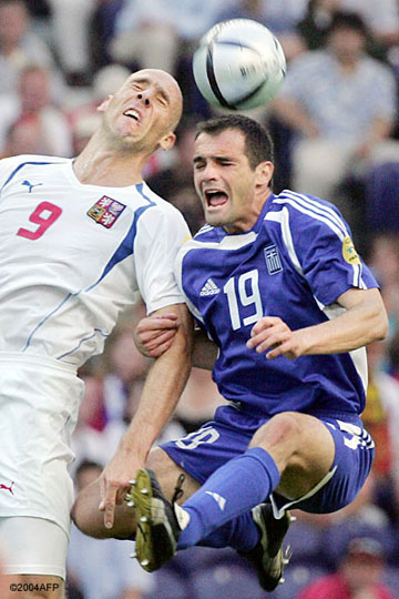 Евро 2004 1/2 финала Греция-Чехия 1:0.