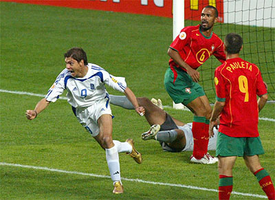 Финал Евро 2004, Португалия-Греция 0:1. Гол ГРЕЦИЯ!!!