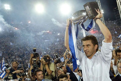 Финал Евро 2004, Португалия-Греция 0:1. Греция чемпион Европы!!!