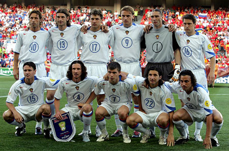 Сборная России на Евро 2004.