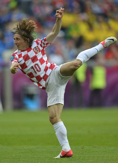 Италия-Хорватия 1:1 Евро 2012. Модрич.