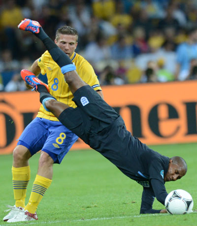 Евро 2012 Швеция-Англия 2:3.