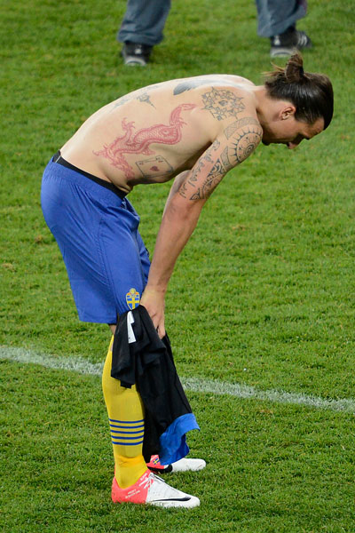 Евро 2012 Швеция-Англия 2:3. Швеция домой.  Ибрагимович.