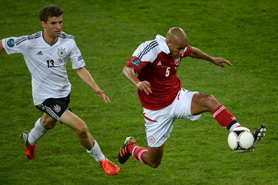 Евро 2012 Дания-Германия 1:2.