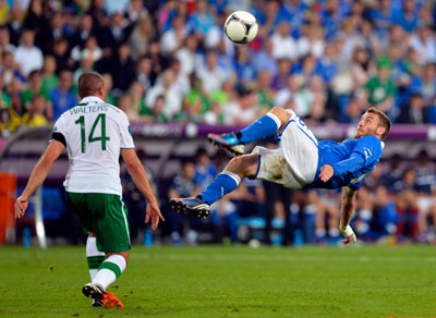 Евро 2012 Италия-Ирландия 2:0.