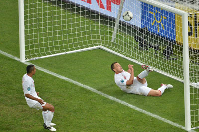 Евро 2012 Англия-Украинаи1:0. Гол "фантом" в ворота Англии!!!!!