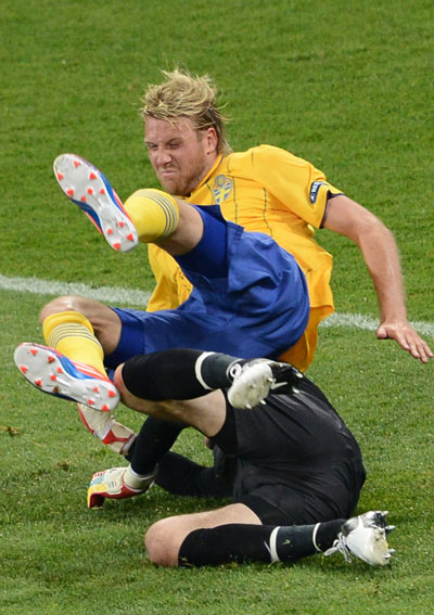 Евро 2012 Швеция-Франция 2:0.
