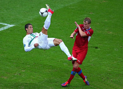 Евро 2012 Чехия-Португалия 0:1. КРИШТИАНУ РОНАЛДУ!