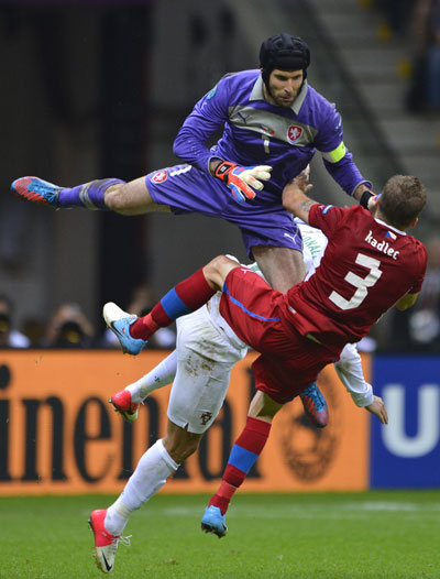 Евро 2012 Чехия-Португалия 0:1. 