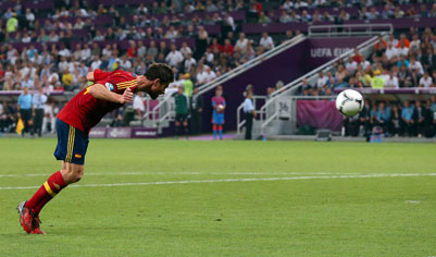 Евро 2012 Испания-Франция 2:0 ХАБИ АЛОНСО открывает счёт!