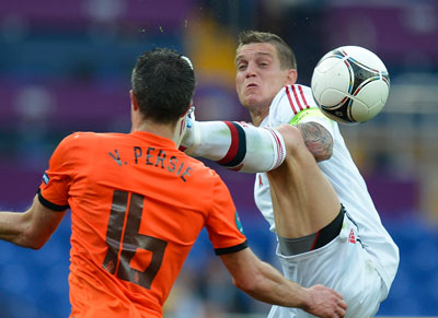 Голландия-Дания 0:1 Евро 2012.