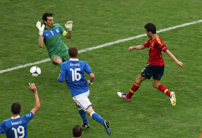 Испания-Италия 1:1 Евро 2012, Фабрегас сравнивает счёт!