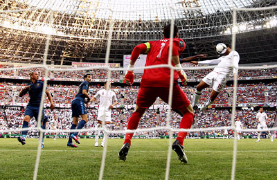 Франция-Англия 1:1 Евро 2012. Лескотт открывает счёт в матче.